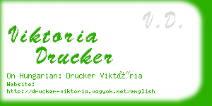 viktoria drucker business card